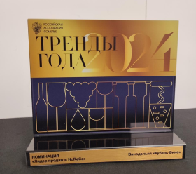 Винодельня «Кубань-Вино» стала лидером продаж в HoReCa по версии Российской Ассоциации Сомелье Винодельня «Кубань-Вино» стала лидером продаж в HoReCa по версии Российской Ассоциации Сомелье